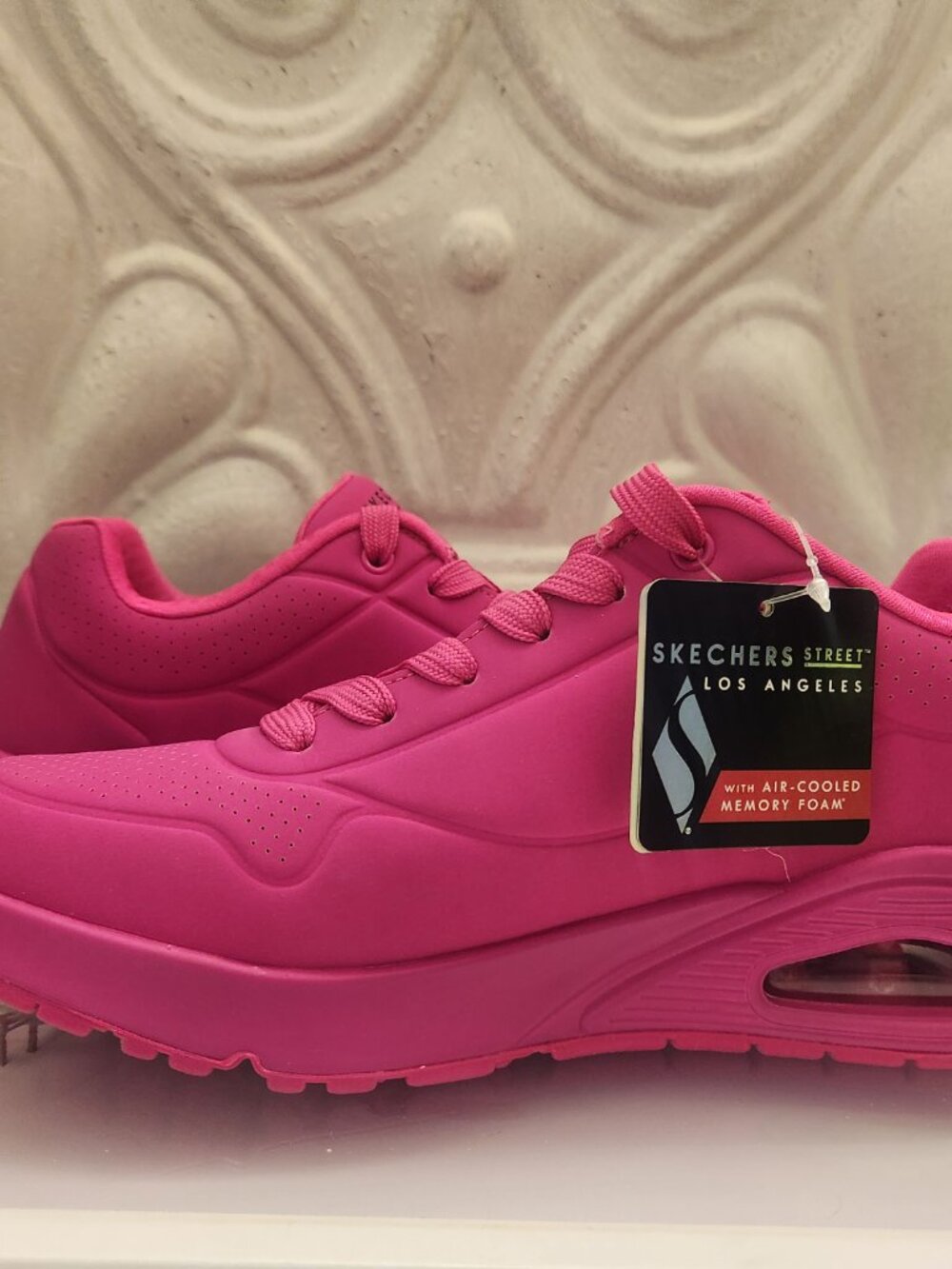 Skechers street Stand on Air Pink Sneakers. NIB. Size 7.5 - Picture 7 of 11